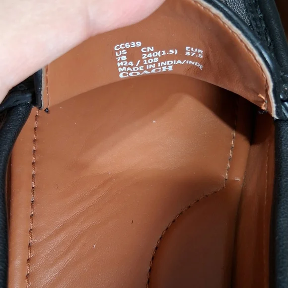SOLD! Coach Black Loafers for Women - Picture 8 of 8